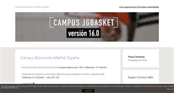 Desktop Screenshot of campusbaloncesto.org